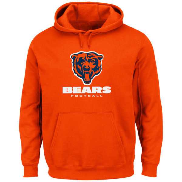 Men's Chicago Bears Critical Victory Pullover Hoodie - Orange,We sell and wholesale Men's Chicago Bears Critical Victory Pullover Hoodie - Orange on line form chian!